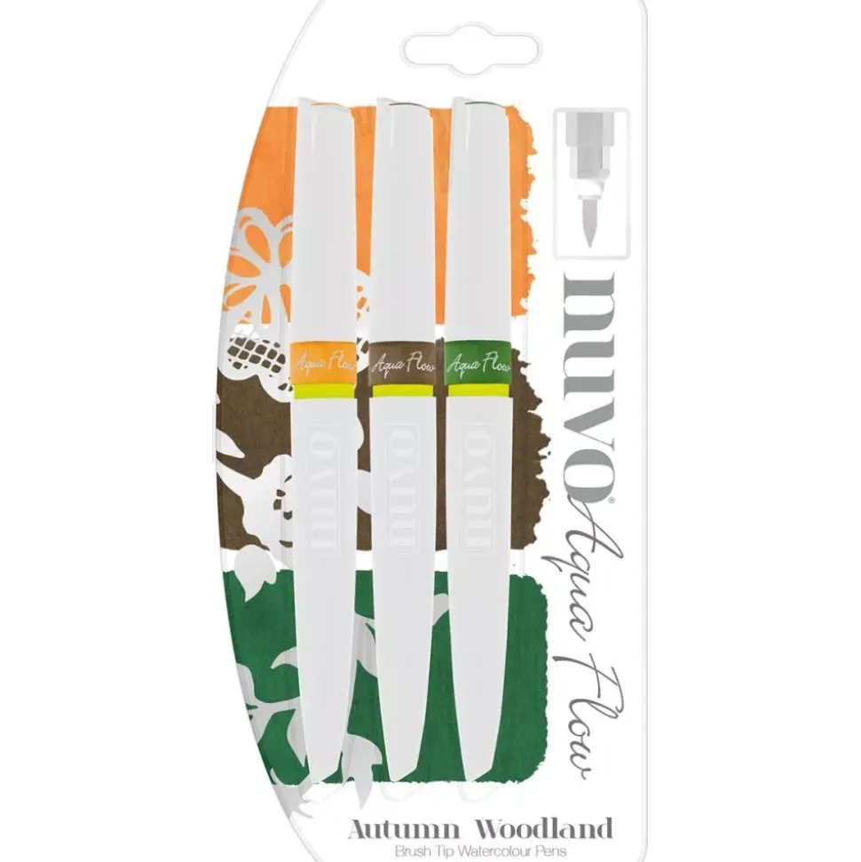 Set De 3 Rotuladores Aqua Flow Autumn Woodland Nuvo