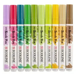 Set de 10 Rotuladores BrushPen Botánico Ecoline