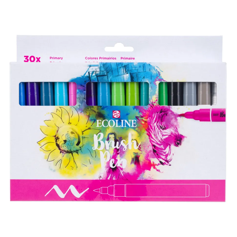 Set de 30 rotuladores BrushPen Ecoline