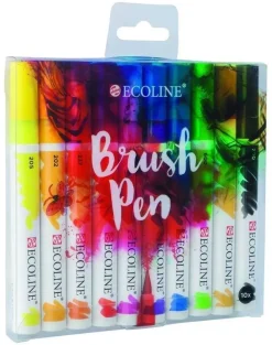Set de 10 rotuladores Brush Pen Ecoline