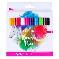 Set de 10 Rotuladores BrushPen Brillantes Ecoline