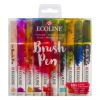 Set de 10 Rotuladores Brush Pen Moda Ecoline