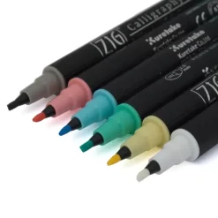 Set de 6 rotuladores Chalk Pastel Calligraphy Zig