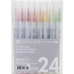 Set de 24 rotuladores Clean Color Zig