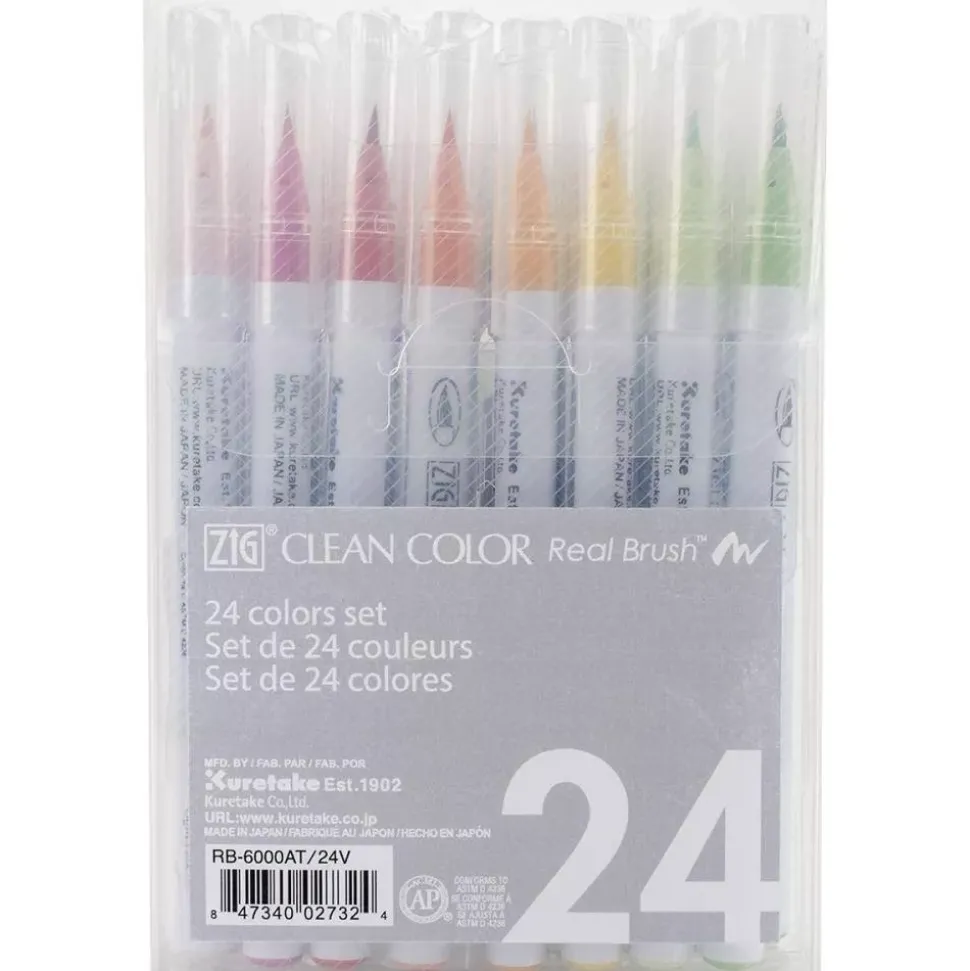 Set de 24 rotuladores Clean Color Zig
