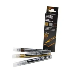Set de 3 rotuladores iridiscente Paint Marker Liquitex