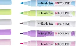 Set de 5 rotuladores Pastel Brush Pen Ecoline
