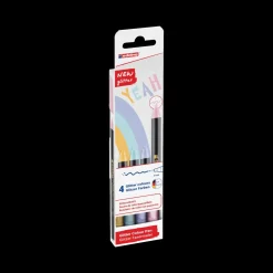 Set de 4 rotuladores pastel 1200 Glitter Edding
