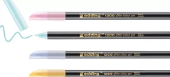 Set de 4 rotuladores pastel 1200 Glitter Edding