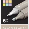 Set de 6 rotuladores Spectrum Noir Graphic Tins