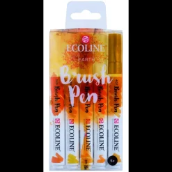 Set de 5 rotuladores Tierras Brush Pen Ecoline