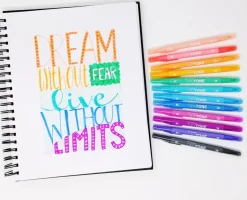 Set de 12 rotuladores Tombow TWINTONE Pastel