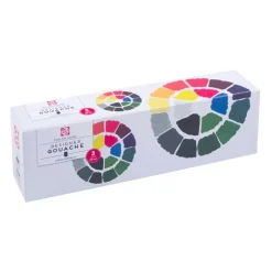 Set de 5 temperas gouache Talens