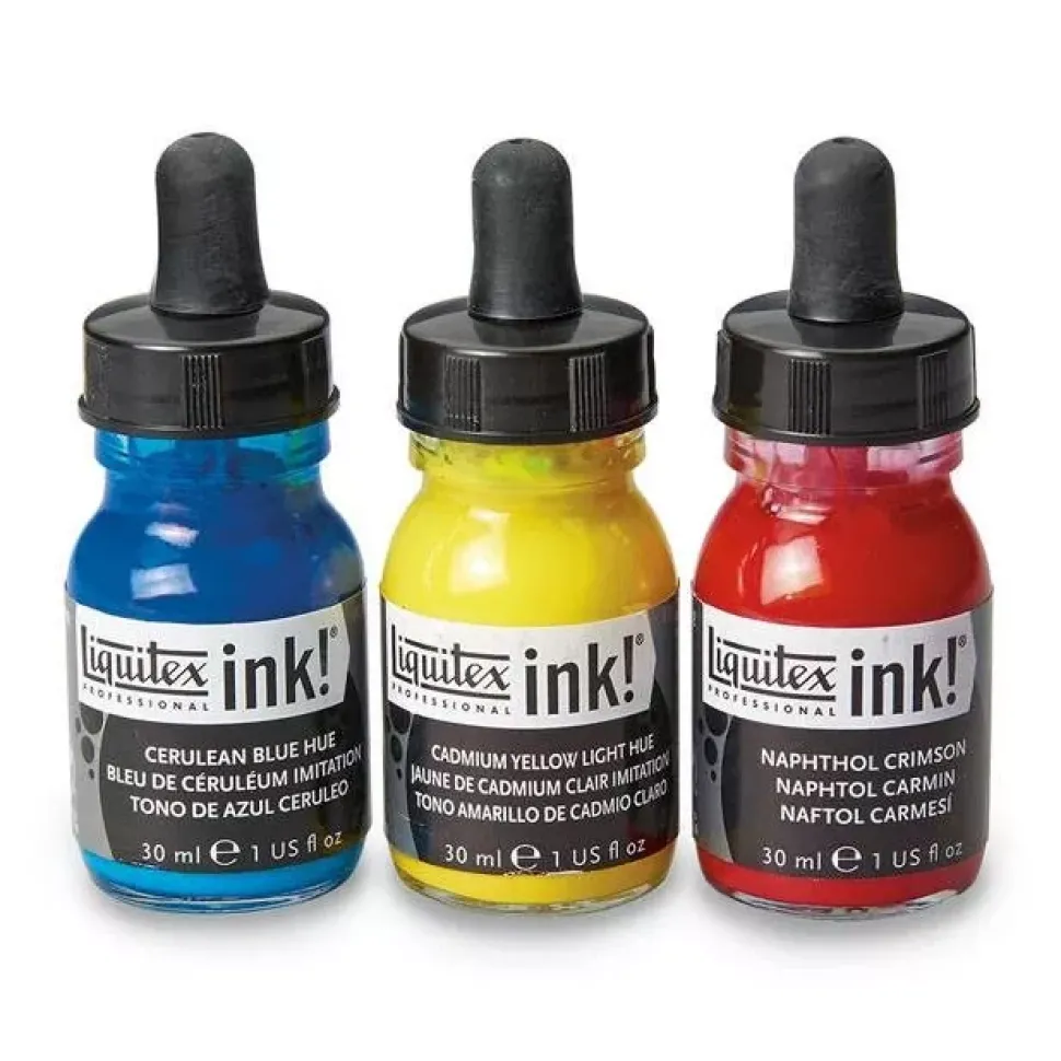 Set de 3 tintas Colores Primarios Liquitex