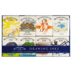 Set de 8 tintas de dibujo Colección Wiliam Winsor and Newton