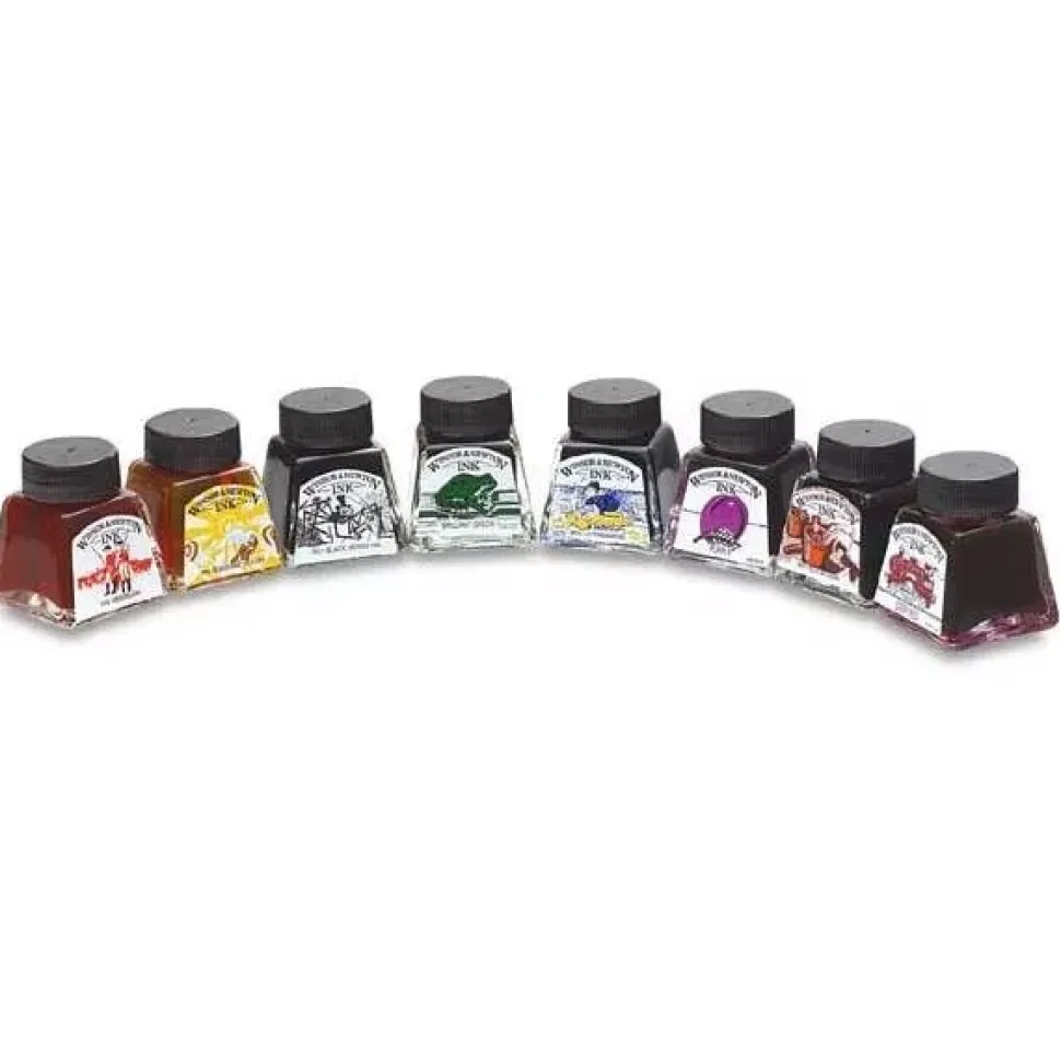 Set de 8 tintas de dibujo Colección Wiliam Winsor and Newton