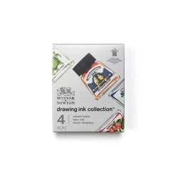Set de 4 tintas de dibujo Tonos vibrantes Winsor and Newton