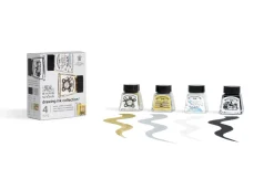 Set de 4 tintas de dibujo Winsor and Newton