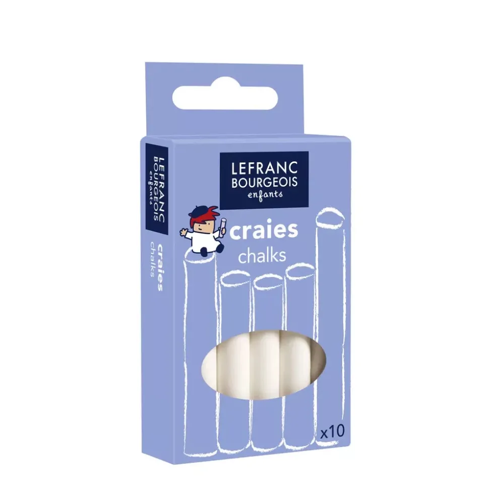 Set de 10 tizas blancas Lefranc & Bourgeois