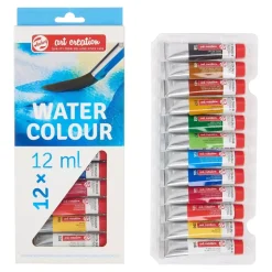 Set de 12 Tubos de Acuarela ArtCreation 12ml