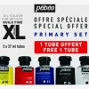 Set de 5 Tubos Óleo Fino XL Colores Primarios Pebeo 37ml