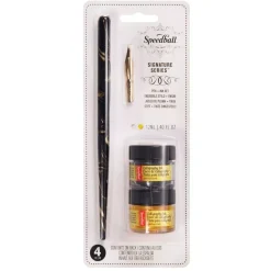 Set de caligrafía Gold & Silver Signature Series Speedball