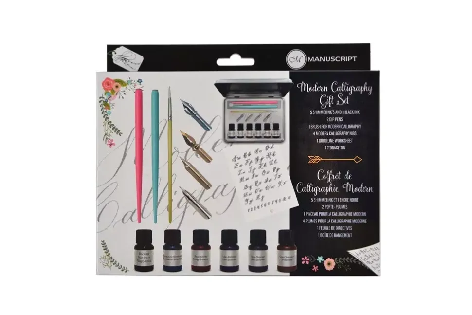 Set de caligrafía moderna Manuscript