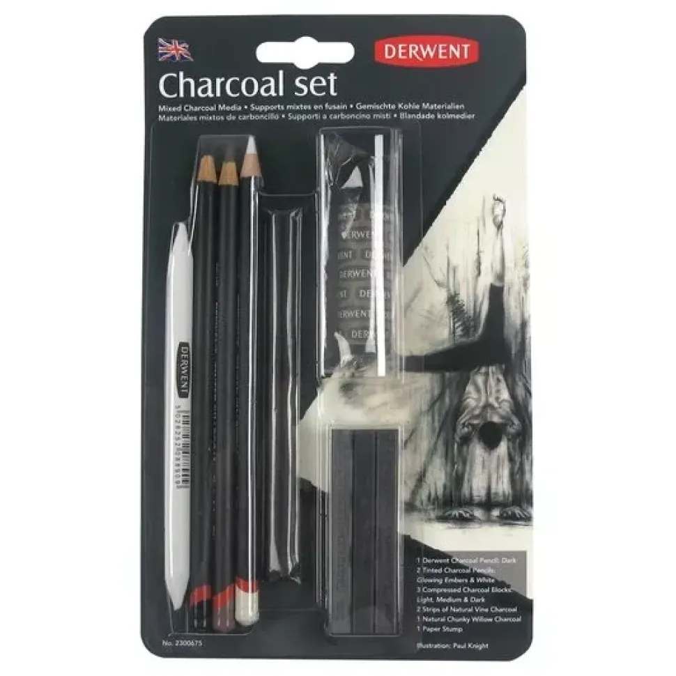 Set de Carboncillo Derwent