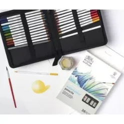 Set de Dibujo 24 Lápices Acuarelables de Colores Studio Winsor and Newton