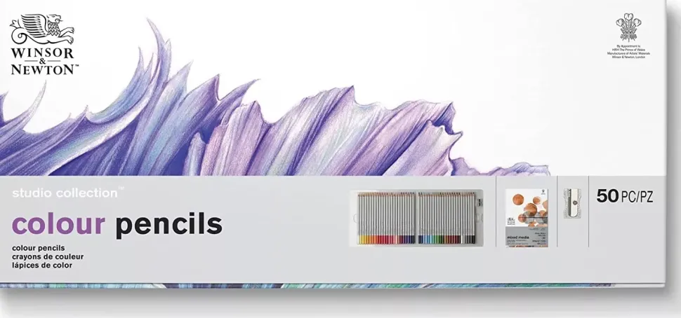 Set de Dibujo 48 Lápices de Colores Studio Winsor and Newton
