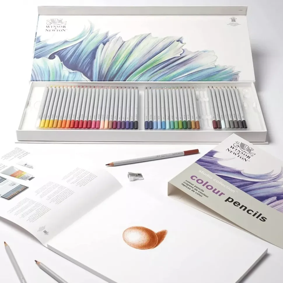 Set de Dibujo 48 Lápices de Colores Studio Winsor and Newton