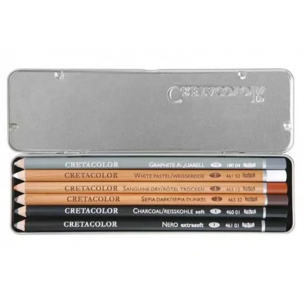 Set de dibujo Primo Cretacolor 6 piezas