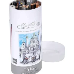 Set de Dibujo Urban Sketching 24 piezas Cretacolor