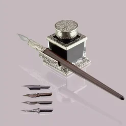Set de escritura con pluma de madera Palladio Bortoletti
