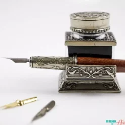Set de escritura con pluma de madera Palladio Bortoletti