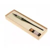 Set de escritura con pluma de cristal Negro