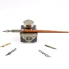 Set de escritura con pluma de madera Bortoletti