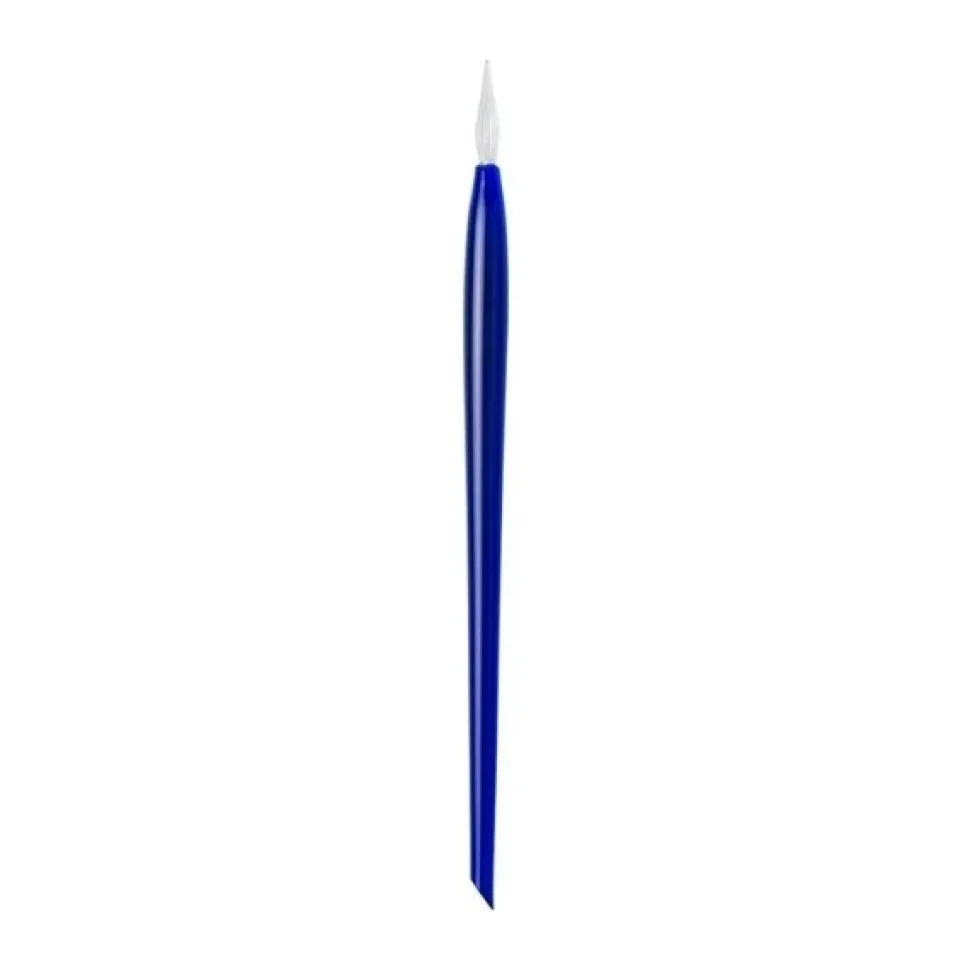 Set de escritura pluma de vidrio y tinta azul J.Herbin