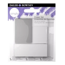 Set de gomas de borrar Simply Daler-Rowney