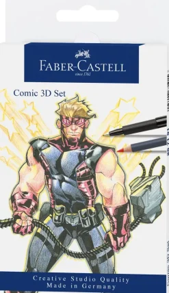 Set de ilustración de cómics 11 piezas Creative Studio Faber-Castell