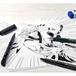 Set de iniciación al Manga Pitt Artist Pen Faber-Castell