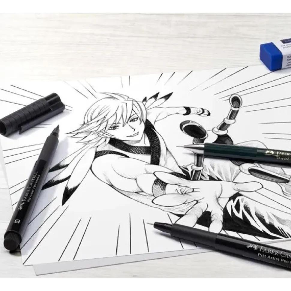 Set de iniciación al Manga Pitt Artist Pen Faber-Castell