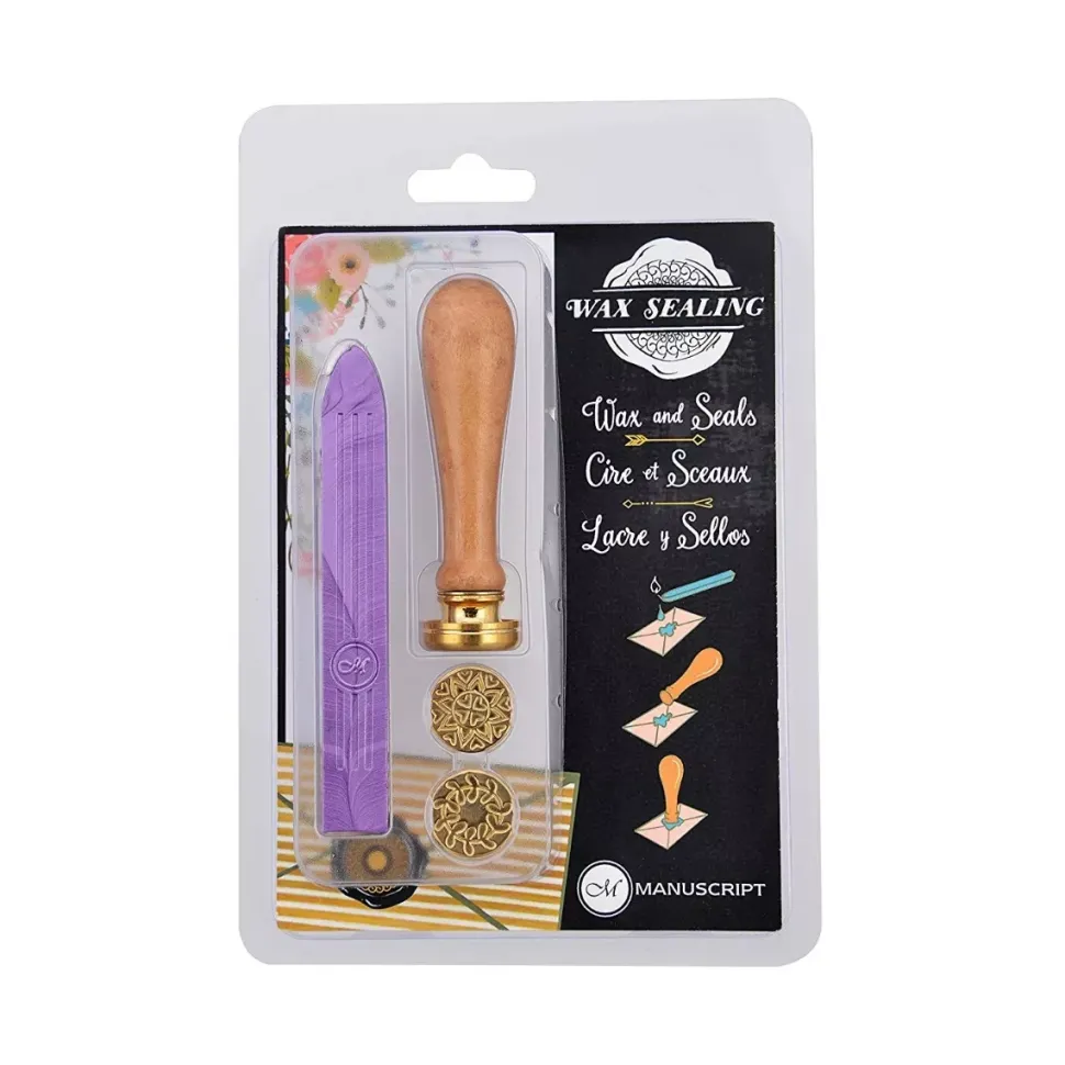 Set de lacre y sellos Trendy Wax Sealing Manuscript