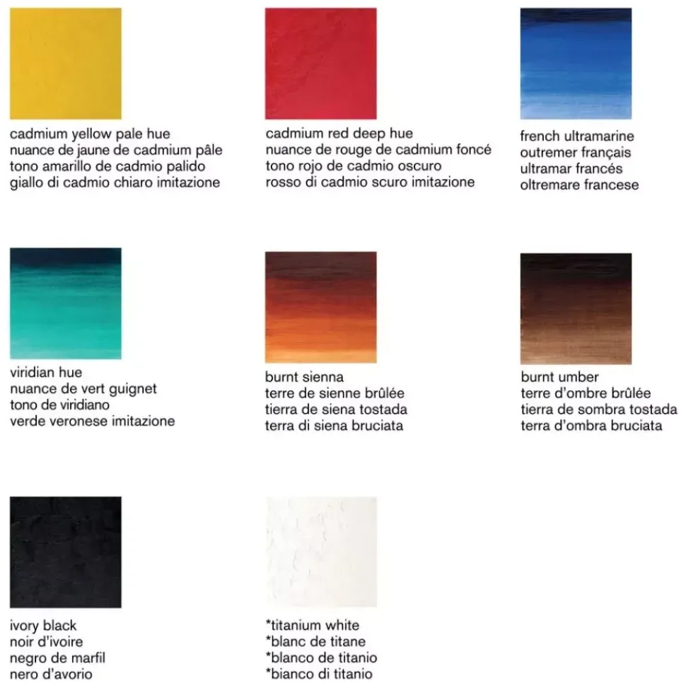 Set de Óleos John Singer Sargent Tate Collection Winsor & Newton