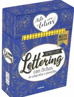 Set de Libro y Fichas Aprende Lettering