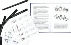 Set de Libro y Fichas Aprende Lettering