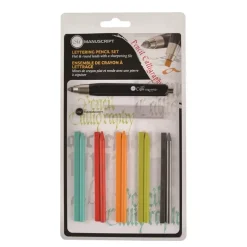 Set de portaminas de dibujo y caligrafía