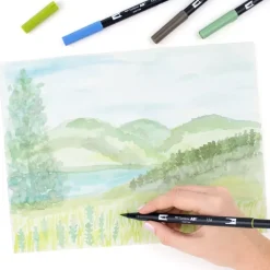 Set de rotuladores Dual Brush Watercoloring Floral Tombow