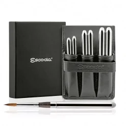 Set de viaje acuarela 1241 estuche sintético y pinceles naturales Marta Kolinsky Óptimo 1215 Escoda