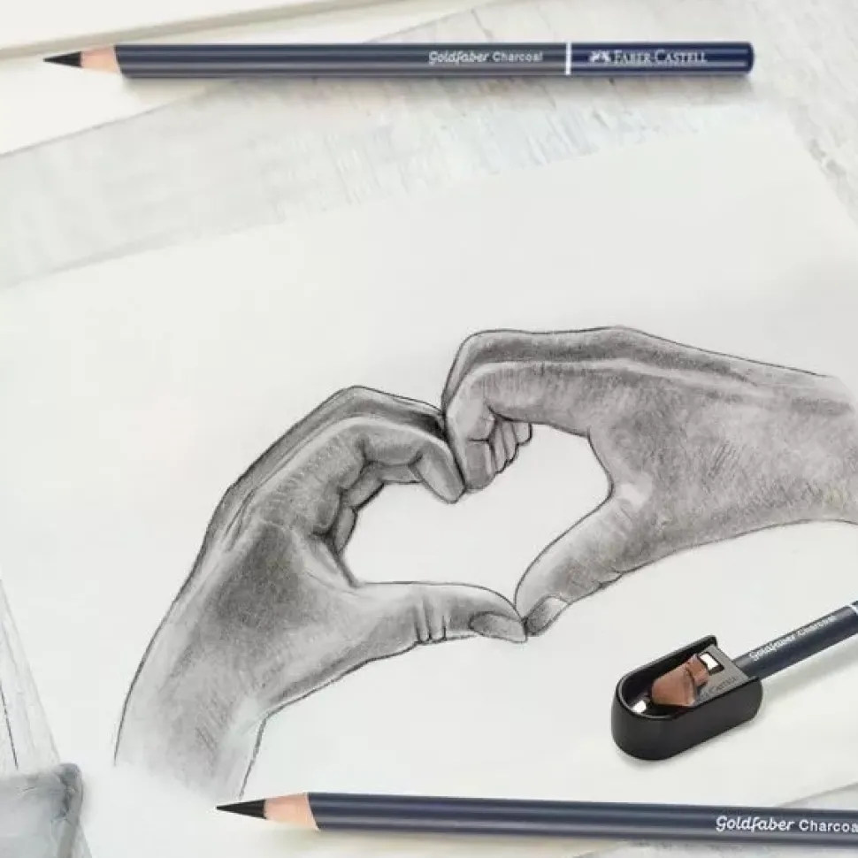 Set Dibujo Carboncillo 8 Piezas Goldfaber Charcoal Faber-Castell